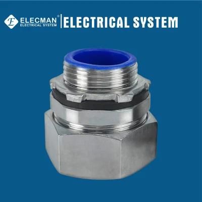 SS304 Stainless Steel Liquid Tight Connector Straight Type Connector Hermetico Recto