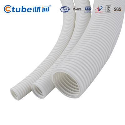 China Supply Explosion Proof Electrical Wire Plastic White Flexible Corrugated Conduit