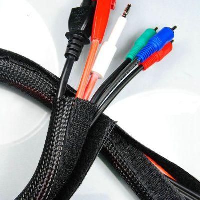 High Abrasion Resistance Woven Hook &amp; Loop Cable Sleeve