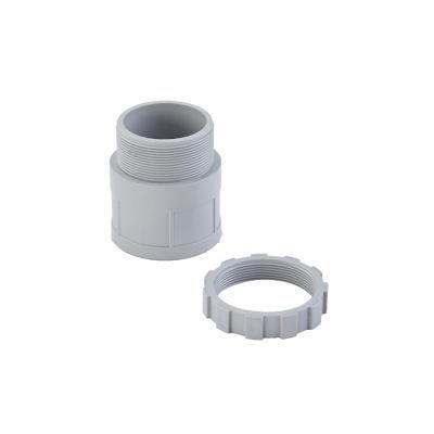Electrical Pipe Conduits Fitting Male Adaptor for Lockring Plain