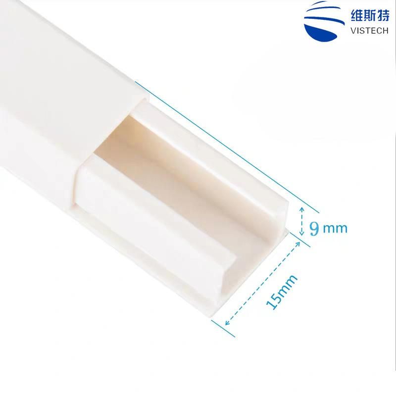 Good Insulation Fire-Proof Electrical Plastic PVC Cable Trunking