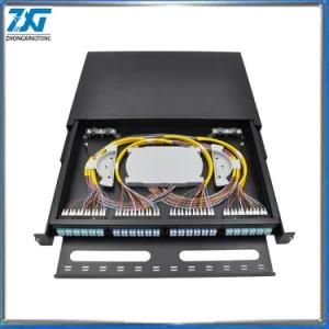 12-24 Port FC 1u Fiber Optic Distribution Frame Fiber Optic Patch Panel ODF