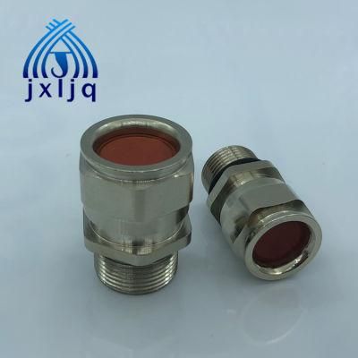 Non Armored Exprosion Proof Cable Gland Single Seal Metric Thread