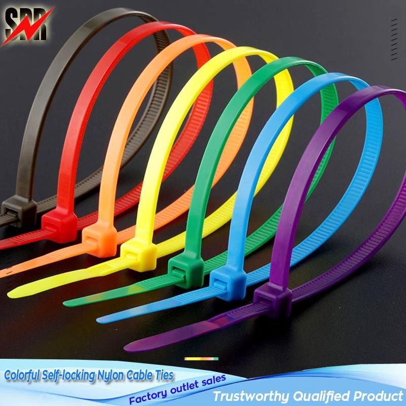 4inches-47.2inches Colorful Self-Locking Nylon Cable Ties