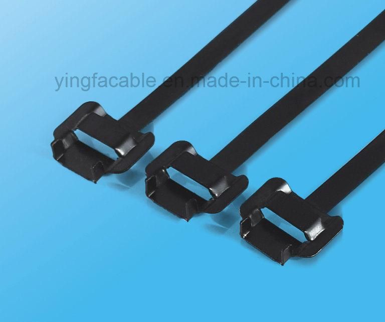 PVC Epoxy Coated 316 Grade Stainless Steel Releasable Cable Tie