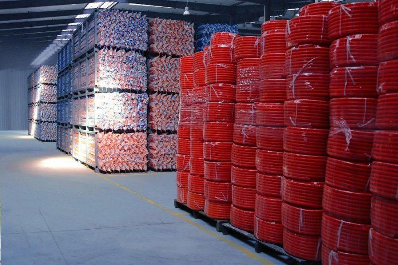 AS/NZS 2053 Heavy Duty Orange Plastic PVC Corrugated Conduit Pipe
