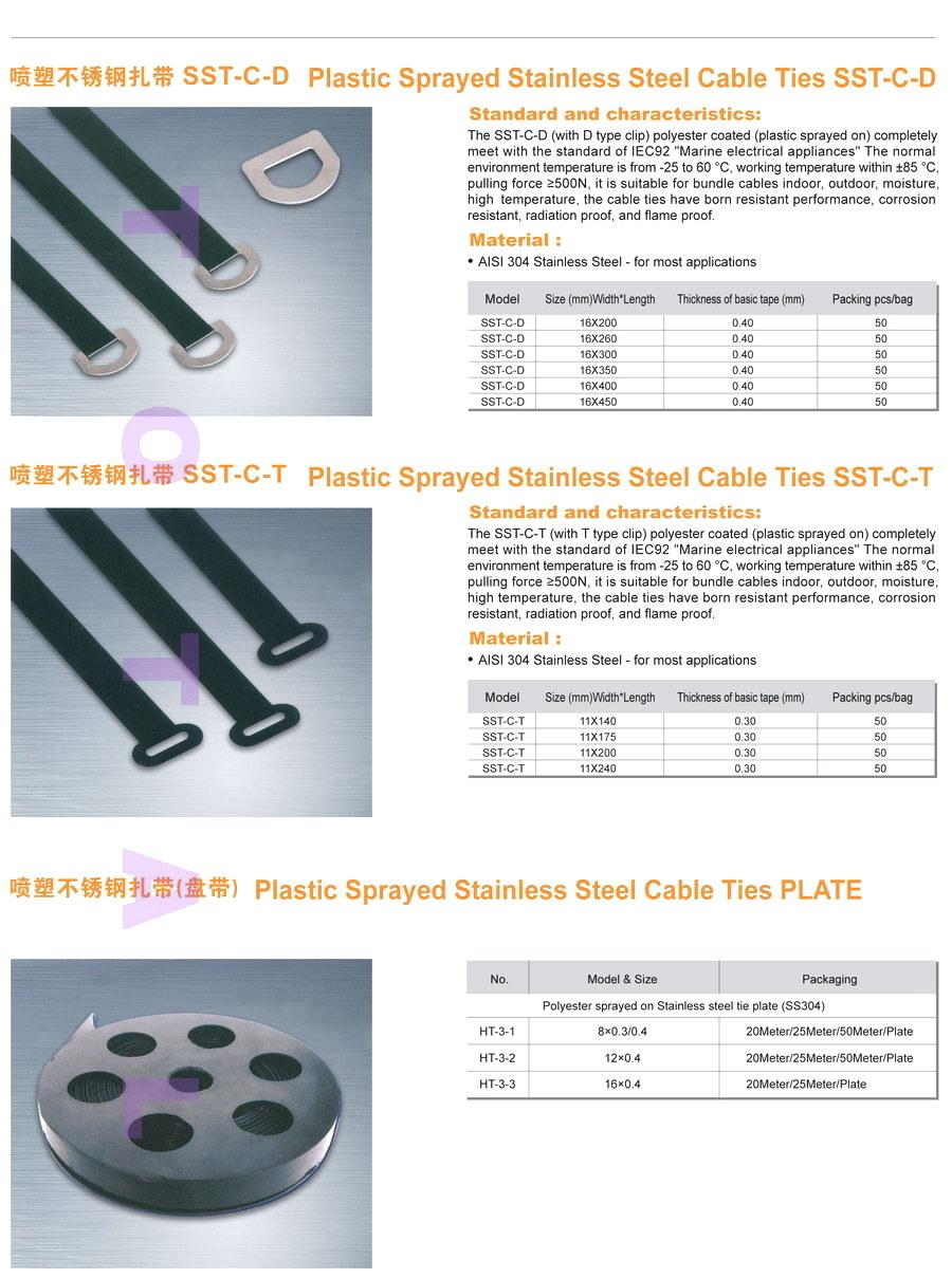 Nylon Cable Tie, Stainless Steel Cable Tie