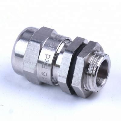 Free Sample Armoured Brass Cable Gland Brass Nickel Cable Gland
