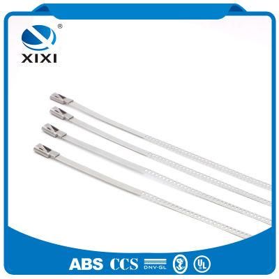 Ball Lock Uncoated Stainless Steel Cable Zip Tie