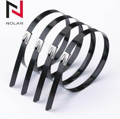 Hot Sale 201 Stainless Steel Marker Tag Cable Tie Coated Stainless Steel Ties