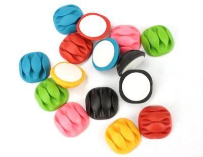 OEM Single Double Triple Slot Sticker Cable Drop Cord Clip Organizer Earphone Holder