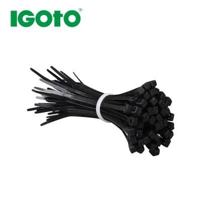 Supplier CE RoHS Black UV Risitant Nylon 66 PA 66 Cable Zip Tie