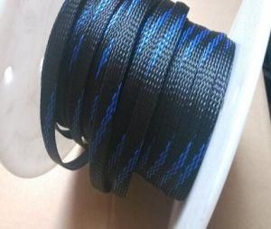 PE PA &amp; PPS Monofilament Fabric Braided Sleeve Hose Expandable Protection Used in Automotive Bowden Cable Piping Fluid Container