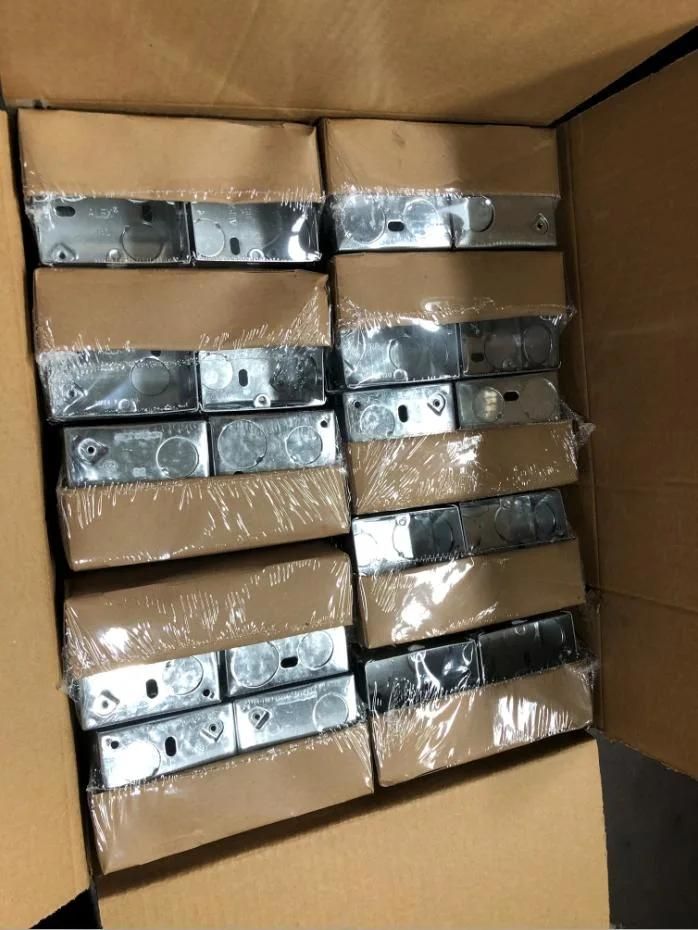 Hot Selling 4*4 Galvanized Electric Steel Box Square EMT Metal Electrical Conduit Box