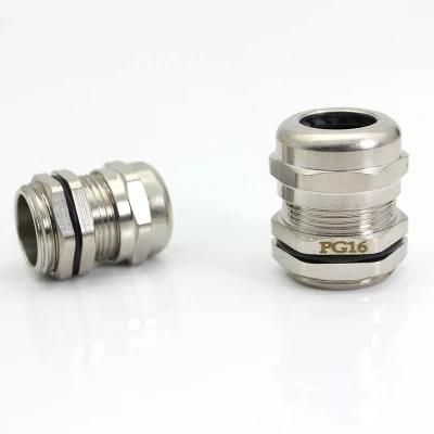 Black Metal Cable Glands Pg16 Waterproof
