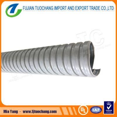 PVC Coated Gray Color Flexible Cable Conduit