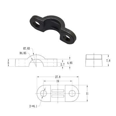 Plastic Wire Accessories Computer Electromechanical Clamp, Black &amp; White UL94V-2 Nylon Crimping Buckle