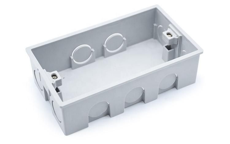 Halogen Free Electrical Wall Switch Lock Box 2 Gang
