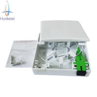 FTTH Indoor 2 Port Slimbox Fiber Optic Access Termination Box