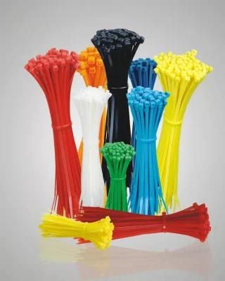 ODM 2.5X100-4.8X400mm Nylon Plastic Zip Ties Lock Fixing Hair Nylong Cable Tie