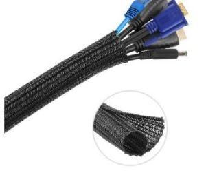 Self-Closing, Overlapping Edge Pet PA Filament Knitted Hose Protector Applied for Automobile
