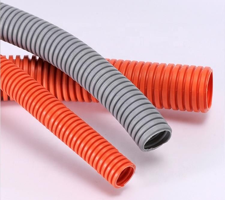 CE 61386 with Sunlight Resistance Electrical PVC Corrugated Conduit, Corrugated Pipe