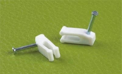 Telephone Wire Clips (PE, WHITE)