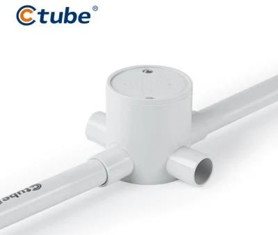 25mm Electrical Conduit Connector PVC Two Way Junction Box