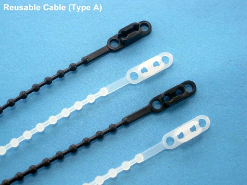 Reusable Nylon Cable Tie for Computer Wire Bundle