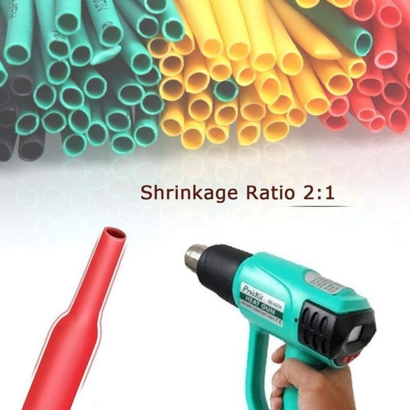 Shrink Wrap Tubing Assorted Colorful Electrical PE Insulated Heat Shrink Tubing