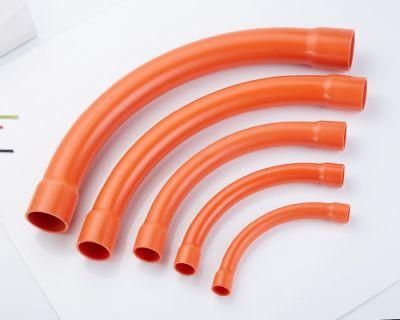 PVC Pipe Fitting Orange 16-63mm 90 Degree Heavy Duty Sweep Bend