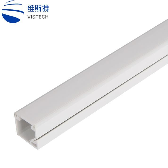 Plastic Electrical Building Material PVC Wiring Duct/ PVC Electrical Cable Management PVC Trunking