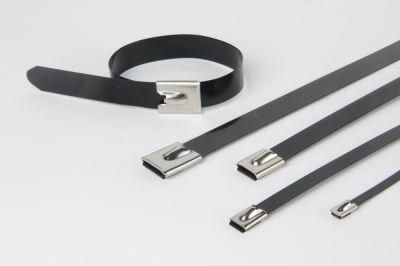 316 304 Stainless Steel Cable Tie with Coated Ball Lock Free Sample