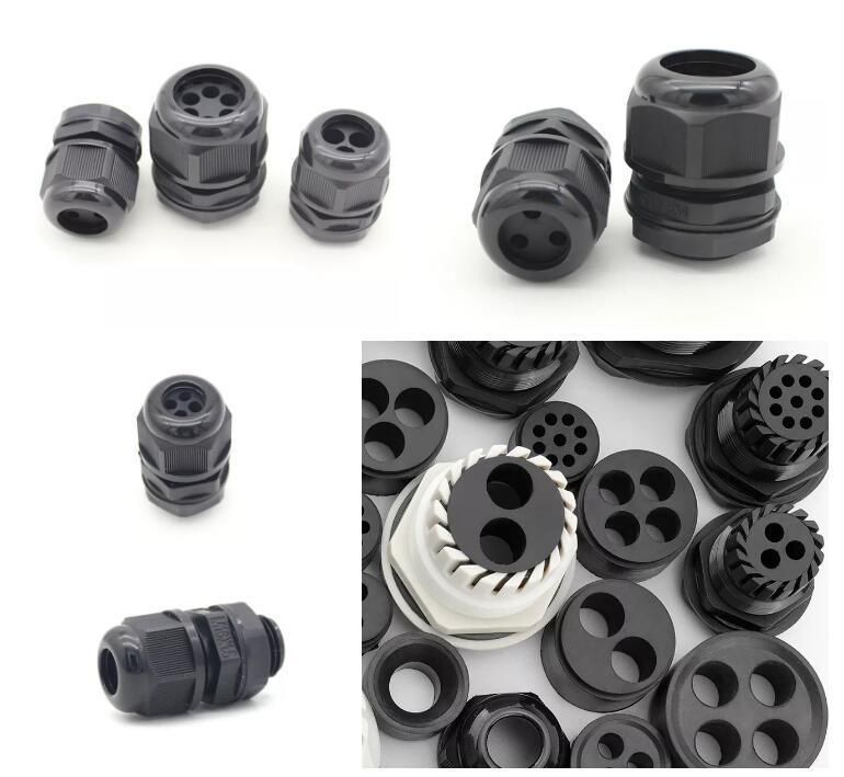 3 Holes M27 Nylon Plastic Cable Glands with RoHS
