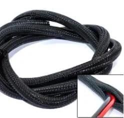 Self Closing and Open Tubular Shape Pet PA Filament Knitted Sleeve Protector Used in Automobile