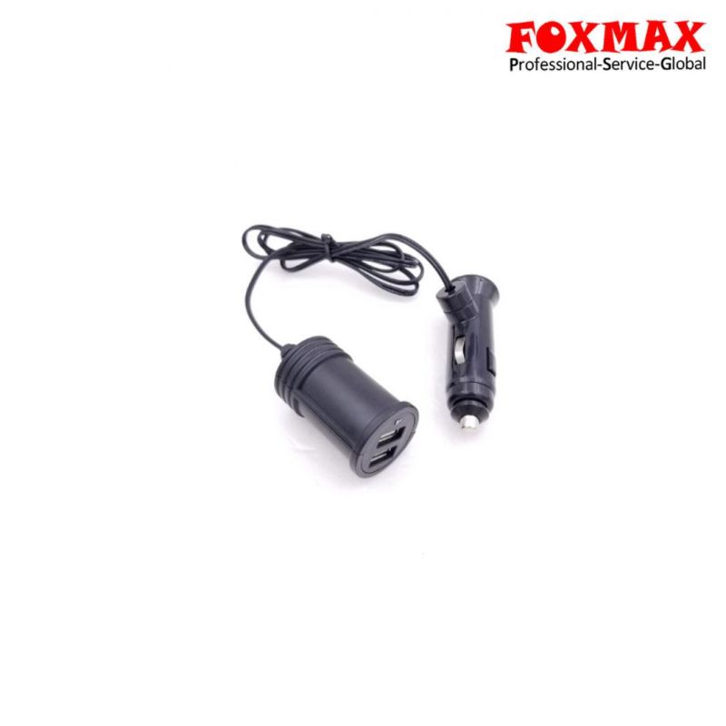 Car Cigarette Lighter Power Plug Adapter with USB Port (FM-CL07)