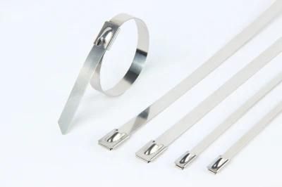 Stainless Steel Cable Ties-Uncoated Ball Self Locking Type