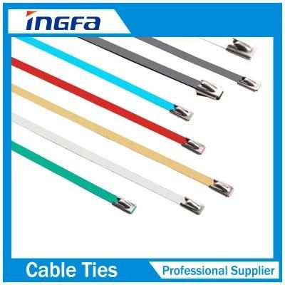 Manufacture UL Approved Ball Lock Type Ss Cable Ties