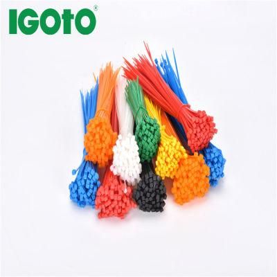 Customized Plastic Zip Tie Fastener Self-Locking Nylon Cable Ties Stamp Muti-Colors Wholesale