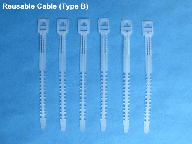 Reusable Nylon Cable Tie for Electric Wire Binding