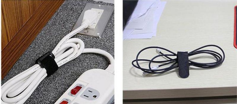 Reusable Buckle Elastic Hook & Loop Cable Tie