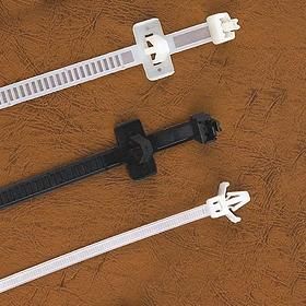 Push Mounts Ties (Natural, UV Black)