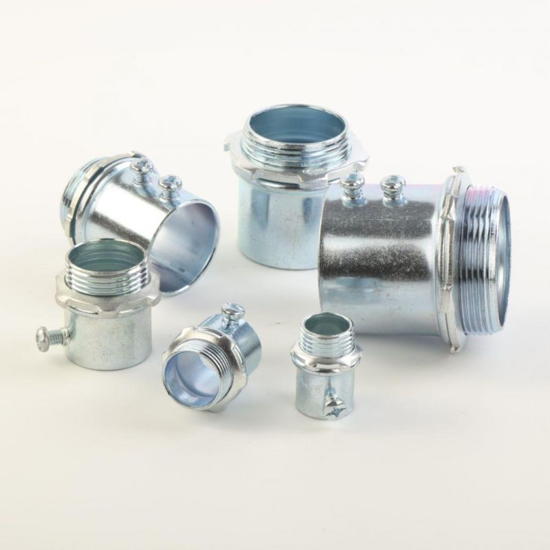 Steel EMT Couplings Set Screw Type for Fixing Tubes