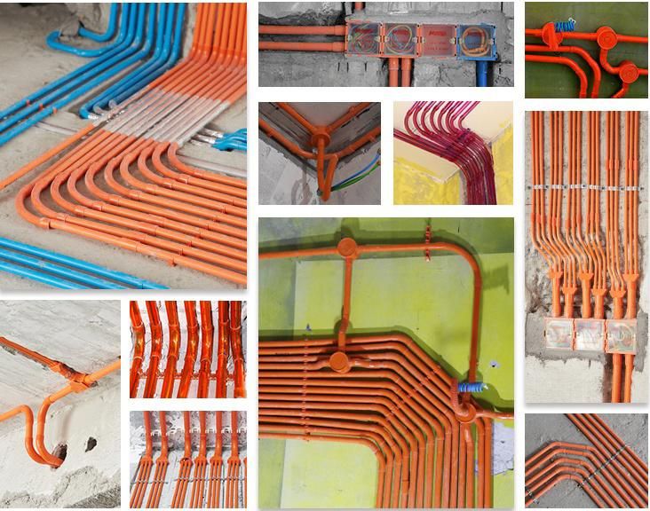 Transparent PVC Rigid Nonmetallic Clear Conduit Pipe for Electrical Wiring
