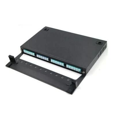 Abalone 19 Inch Rack Mount 12 Ports 24 Cores Sc/Upc Fiber Optic Patch Panel ODF