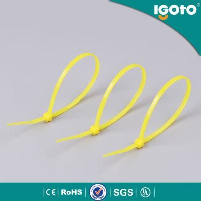 Igoto 5*250 Made of Nylon 66 UV Resistant Black Plastic Cable Tie