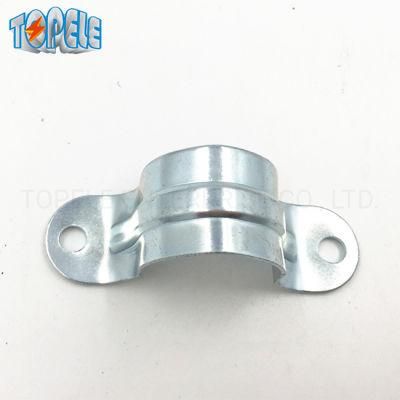 EMT Conduit and Fittings Pre - Galvanized/Eletro Galvanized 1/2&quot; to 4&quot; Size Two Hole Strap