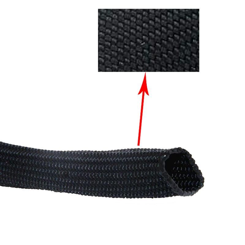 Multifilament Nylon Protective Sleeving Braided Cable Wrap for Automotive Marine and Military Industry