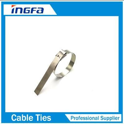 304 316 material Releasable Type Stainless Steel Cable Ties