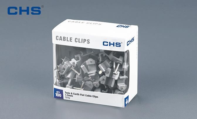 Flat Type PE Cable Clips Wire Clip (CHF-12mm)